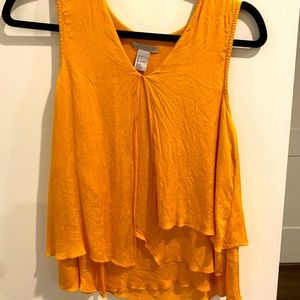 Small mustard sleeveless top